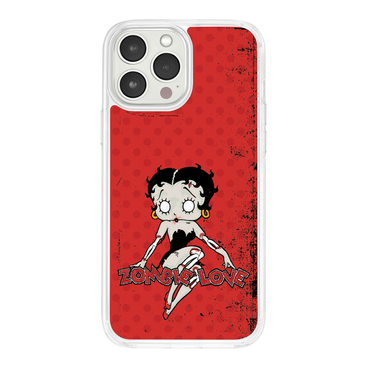 Betty Boop Zombie Love HD Apple iPhone Series 11 - 14 Mag-Safe Phone Case