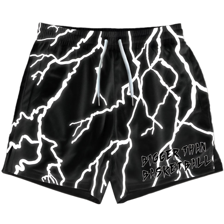 Lightning Strike - Shorts - Black
