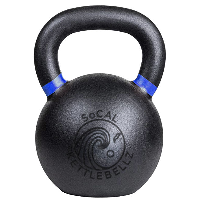 40 kg (88 lb) Powder-Coated Cast-Iron Kettlebell – Black | SoCal Kettlebellz