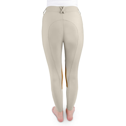 Women's Dynamic Hunter Knee Patch Breech - Show Tan