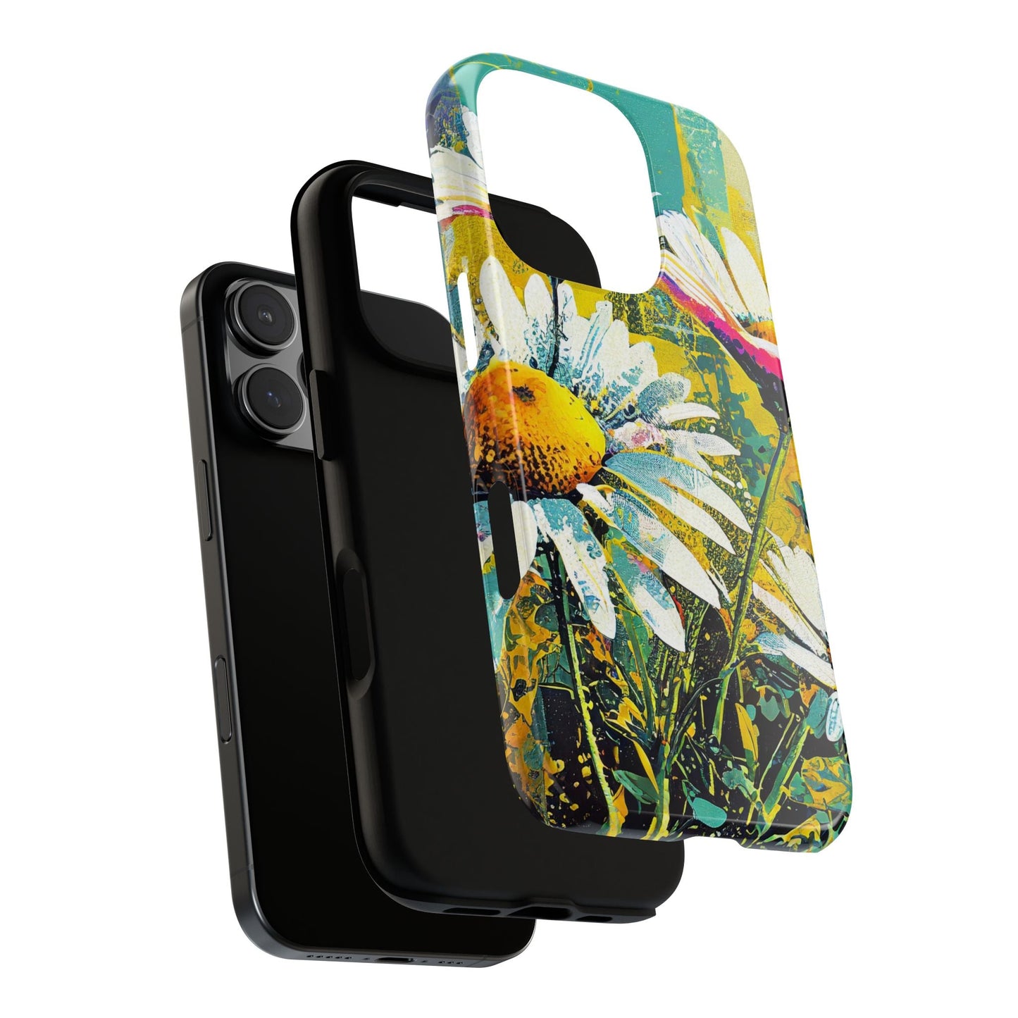 Colorful Daisy Floral Tough Phone Case