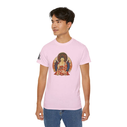 Fine Art Buddha Oil Paint Print Unisex Ultra Cotton Tee