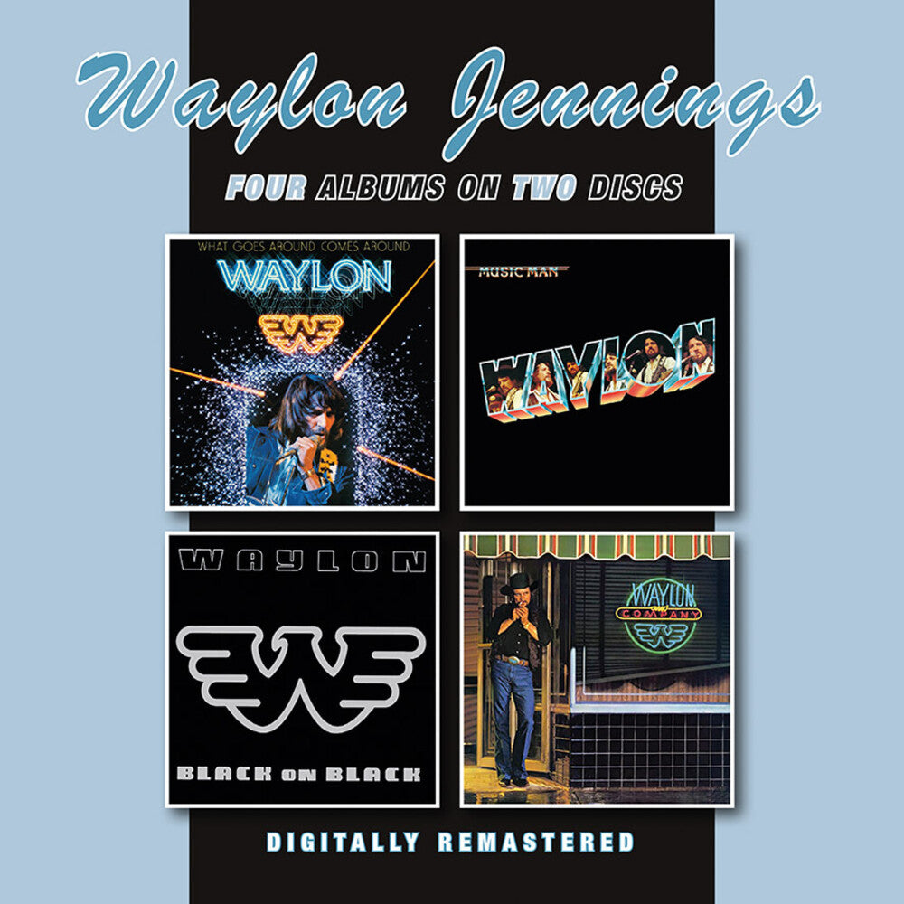 Waylon Jennings - What Goes Around Comes Around / Music Man / Black [CD]