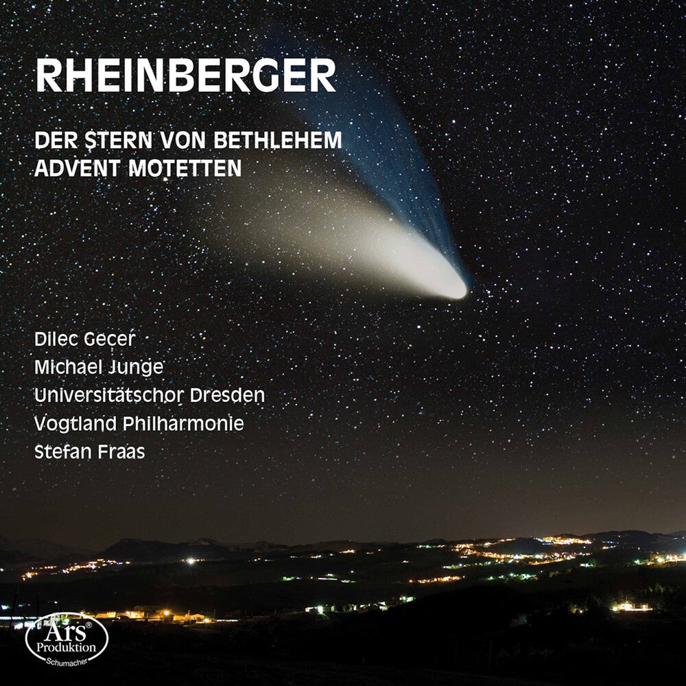 Rheinberger / Gecer / Vogtland Philharmonie - Der Stern Von Bethlehem 164 & Advent Motetten 176 Music CD