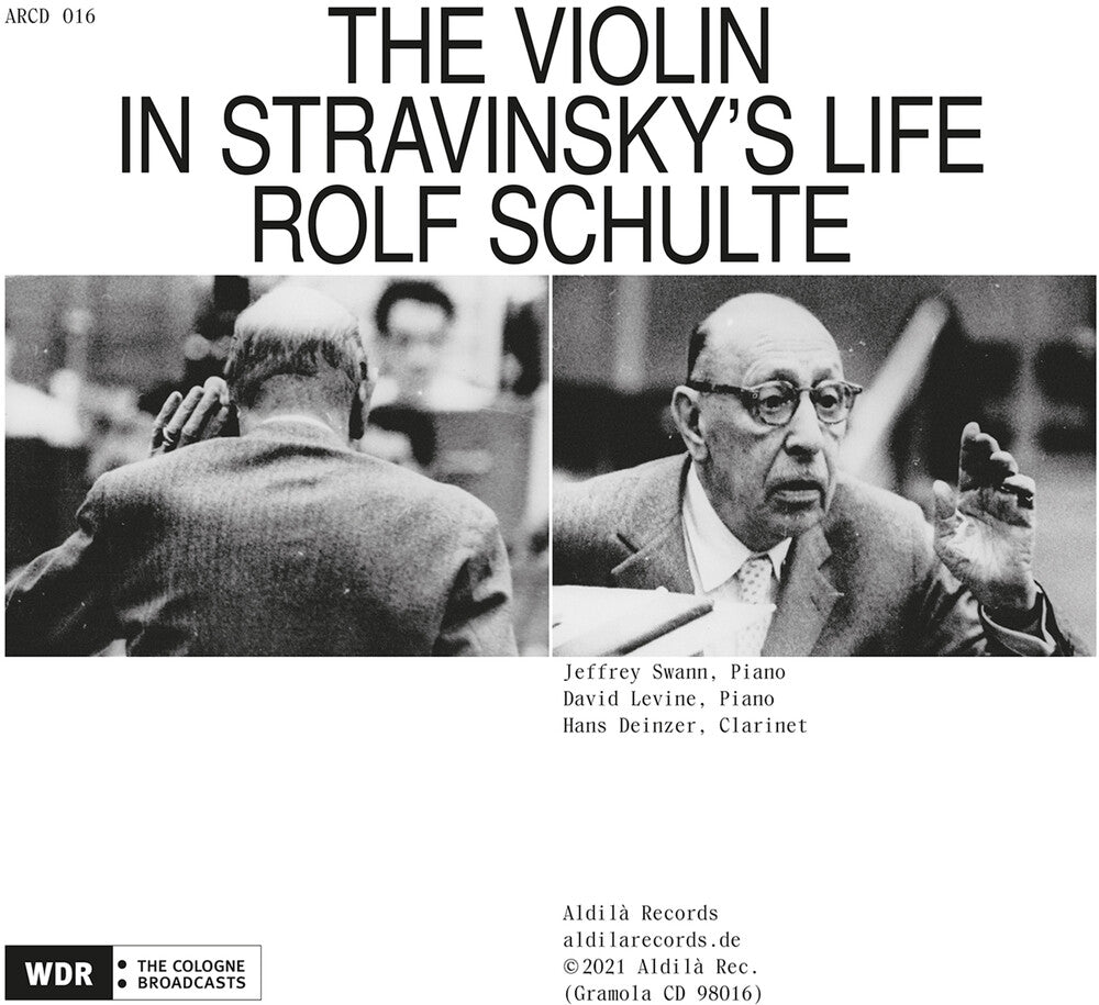 Stravinsky / Schulte - Violin in Stravinsky's Life [2 CD]