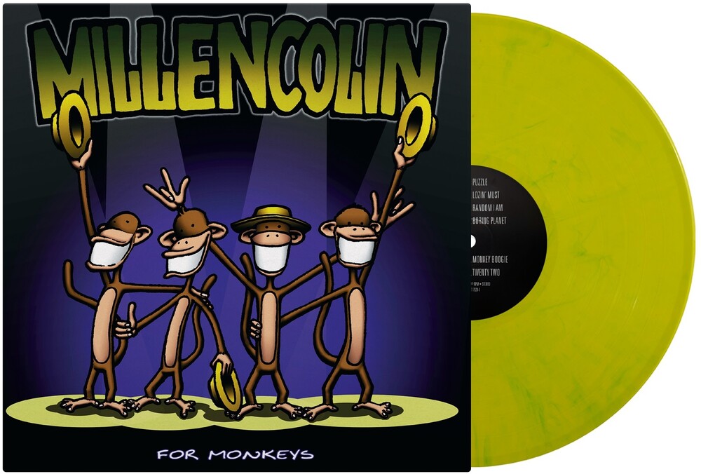 Millencolin - For Monkeys: 25th Anniversary Edition [Limited Edition Psychedelic Green LP] Vinyl Record