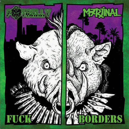 Potbelly / Marjinal - Fuck Borders [LP] Vinyl Record