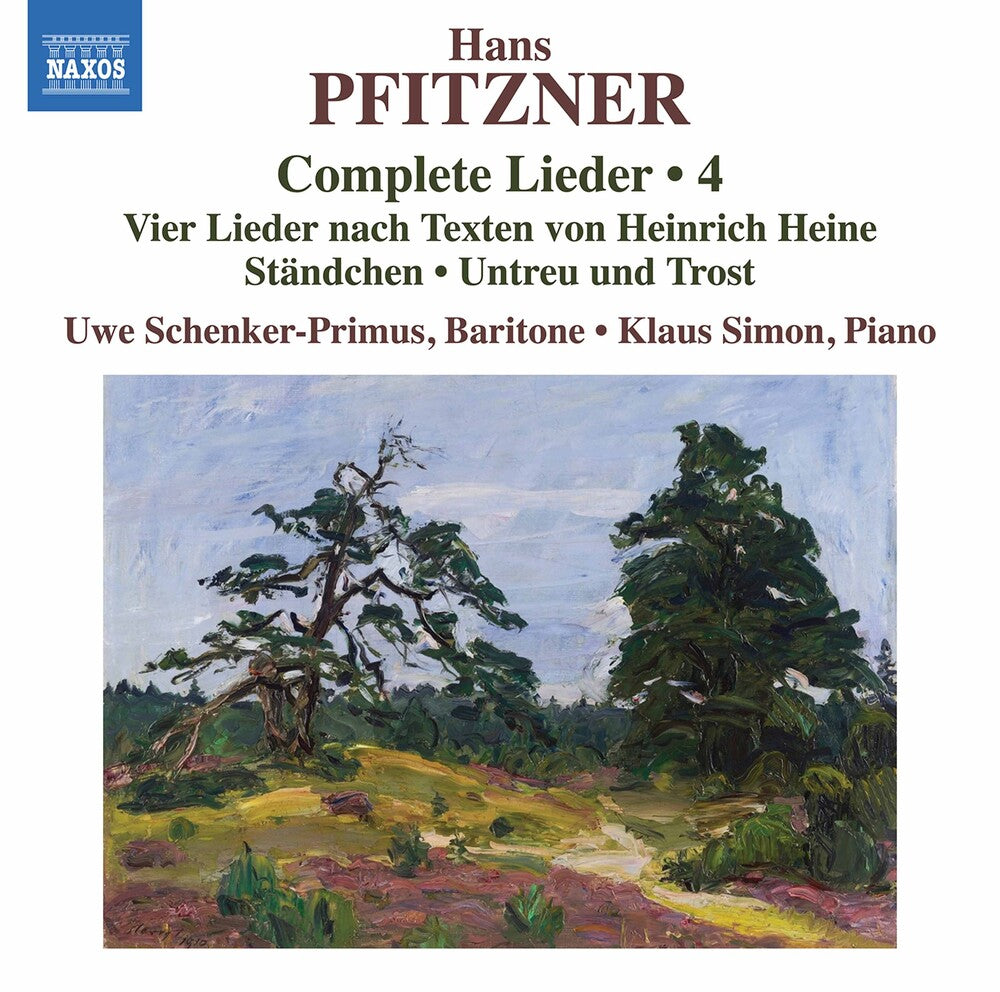 Pfitzner / Schenker-Primus / Simon - Complete Lieder 4 Music CD