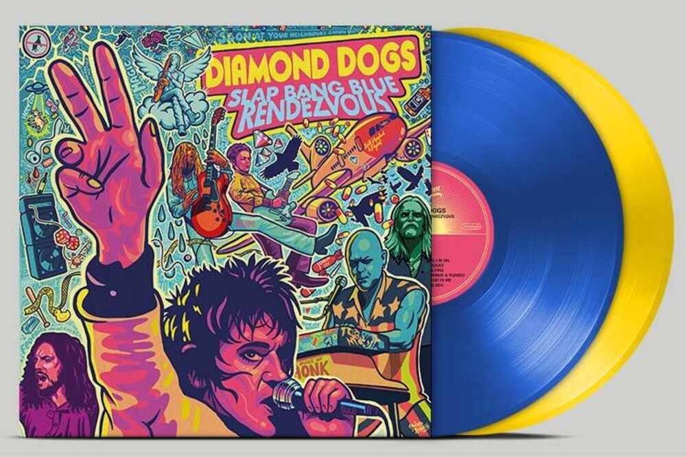 Diamond Dogs - Slap Bang Blue Rendezvous (Blue Yellow Vinyl) [LP] Vinyl Record