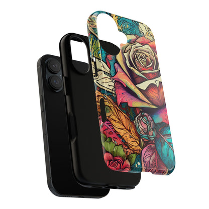 Colorful Roses Tough Phone Case