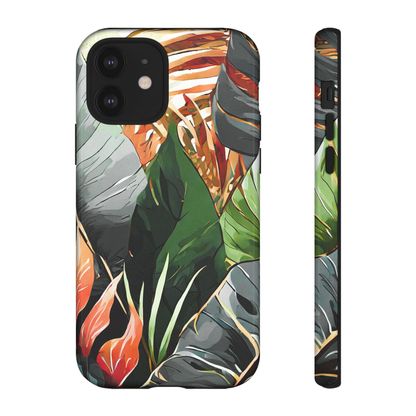 Tropical Leaf Tough Phone Case