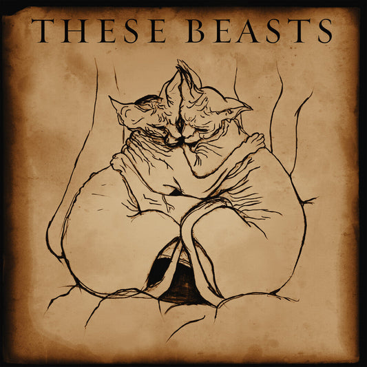 These Beasts - These Beasts (Clear Oxblood Aqua Splatter) [Colored Vinyl] Vinyl Record
