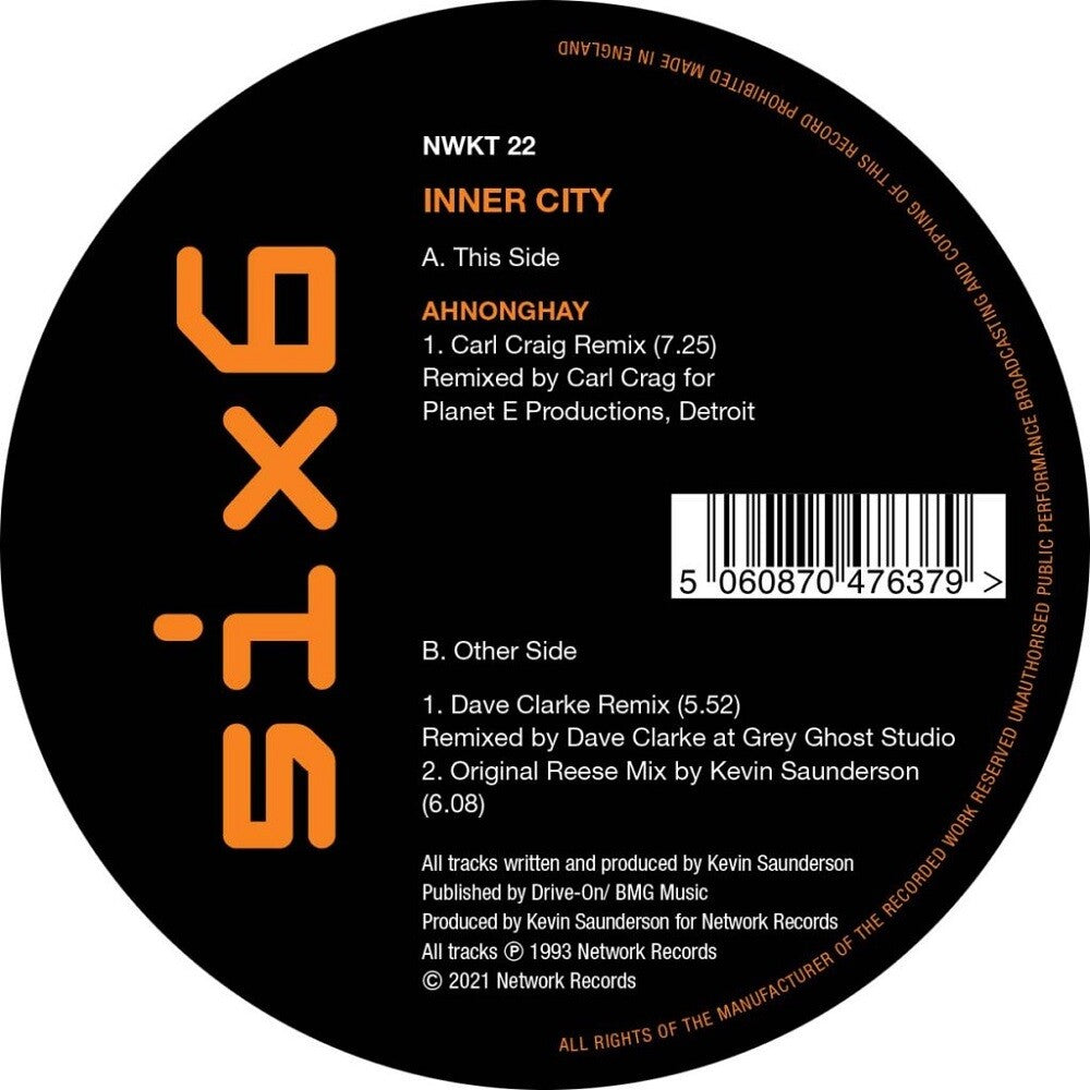 Inner City - Ahnonghay [LP] Vinyl Record