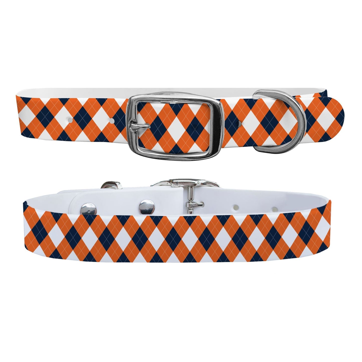 Auburn Argyle Team Spirit Dog Collar