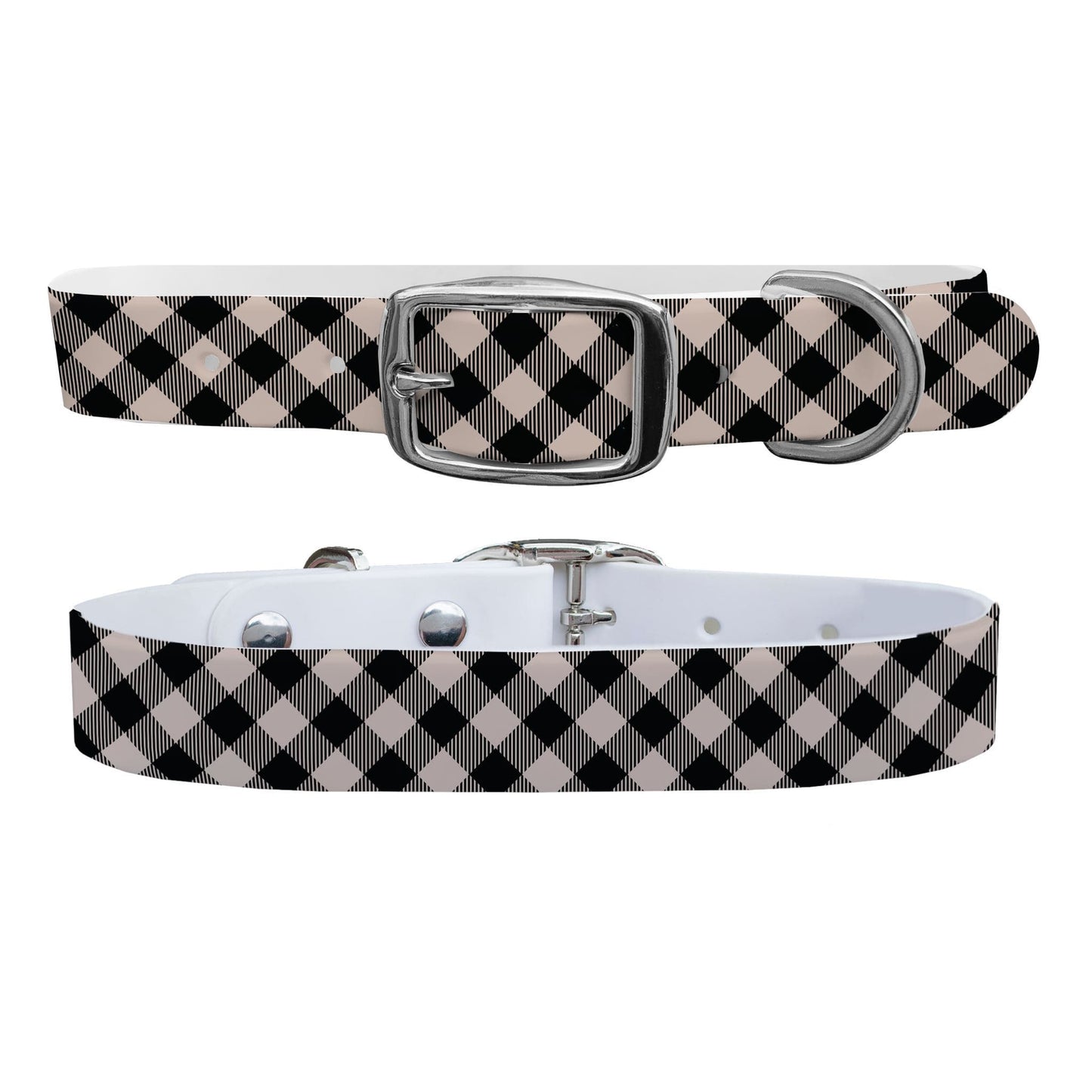 Dusk Plaid Dog Collar