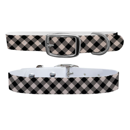 Dusk Plaid Dog Collar