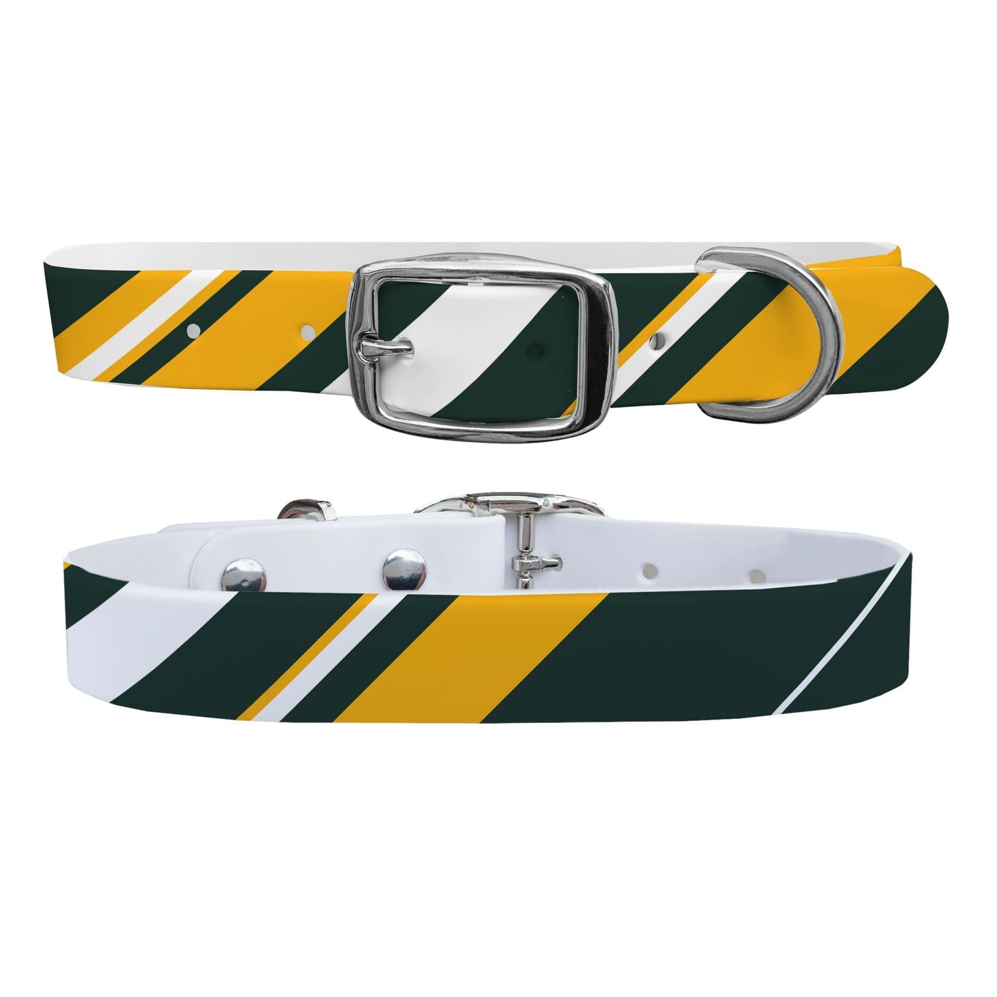 Wisconsin Football Color Block Team Spirit Dog Collar