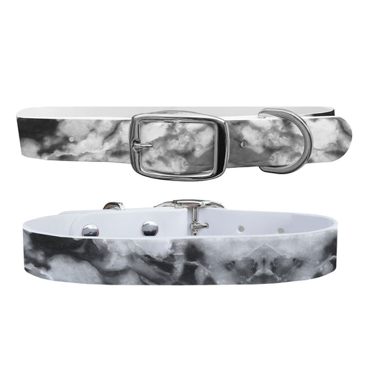 Marble White Dog Collar