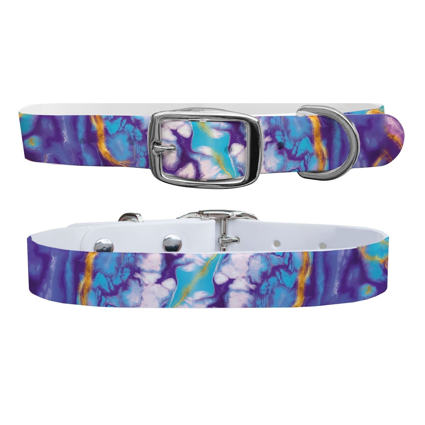 Marble Purple Dog Collar