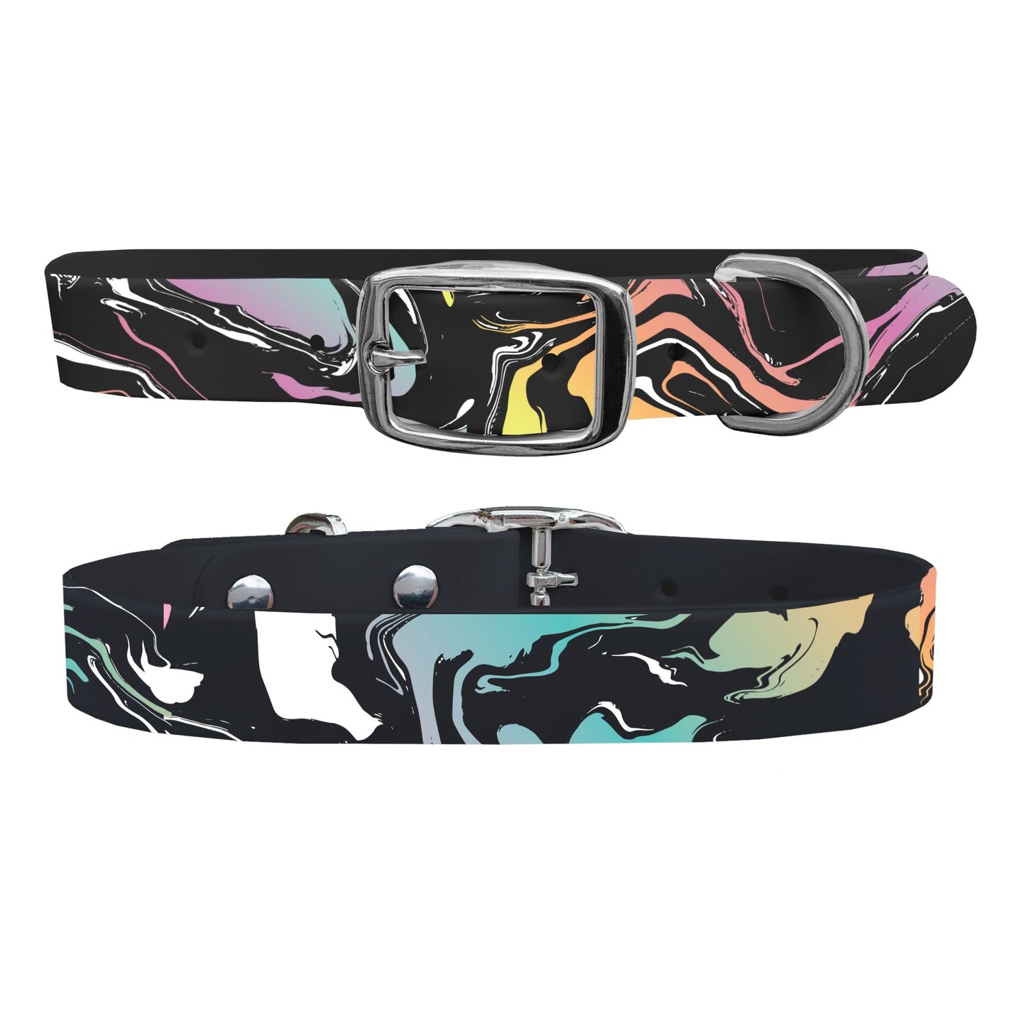 Paint Spill Dog Collar