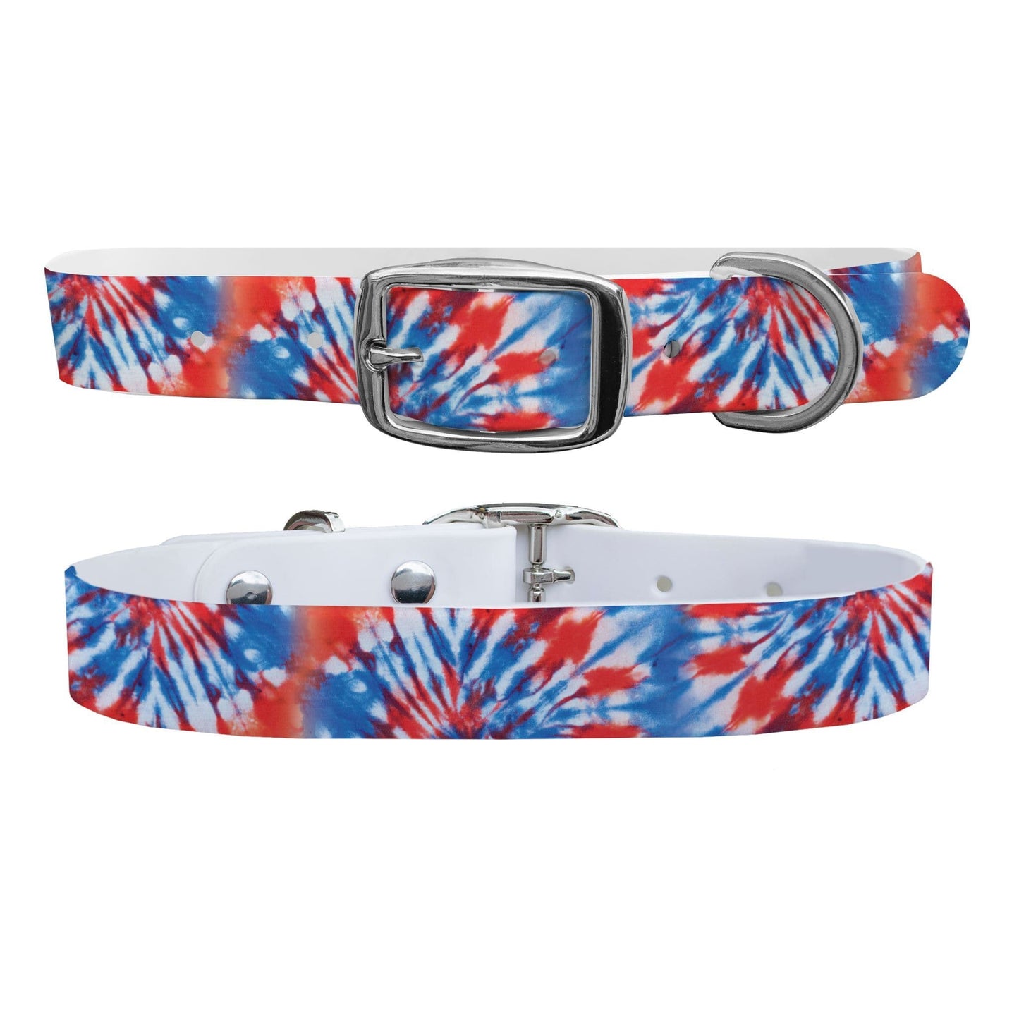 Americana Tie Dye Dog Collar