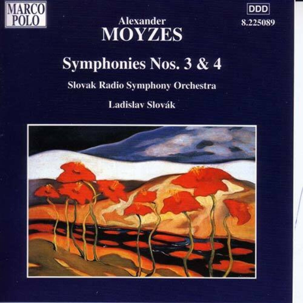 Moyzes / Slovak / Slovak Radio Symphony Orchestra - Symphonies 3 & 4 Music CD