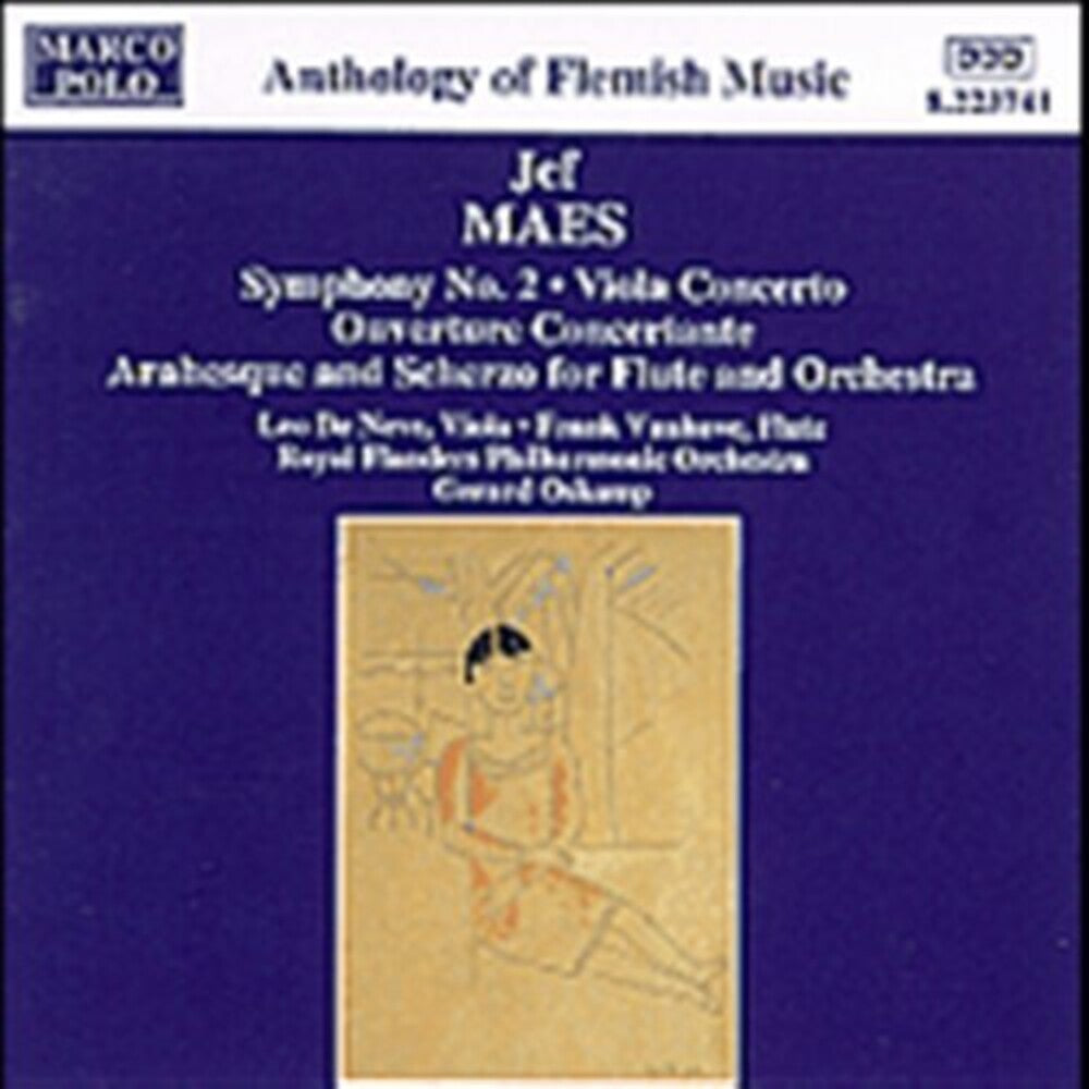 Maes / Neve / Vanhove / Oskamp - Symphony 2 / Viola Concerto [CD]