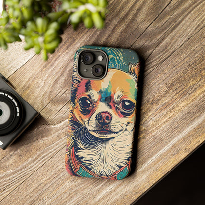 Abstract Chihuahua Tough Phone Cases