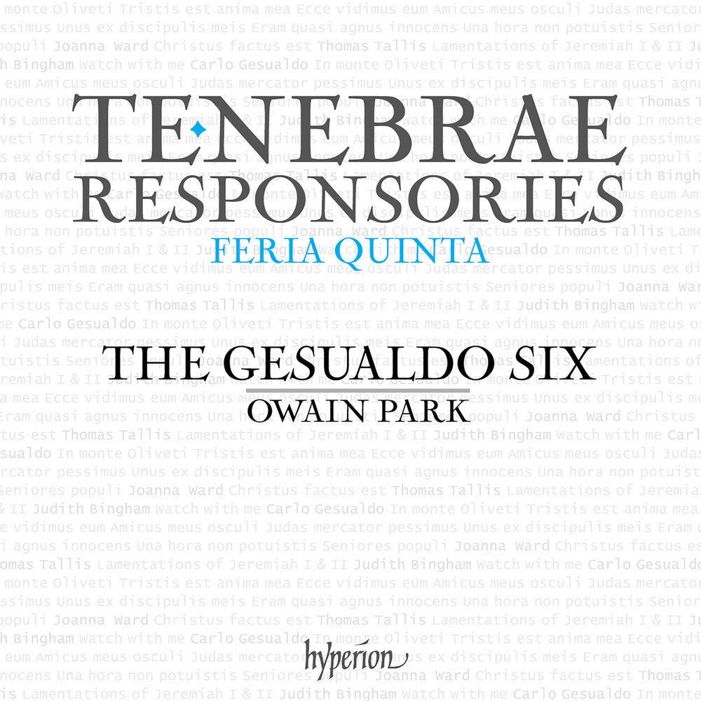 Gesualdo Six / Owain Park - Gesualdo: Tenebrae Responsories For Maundy [CD]