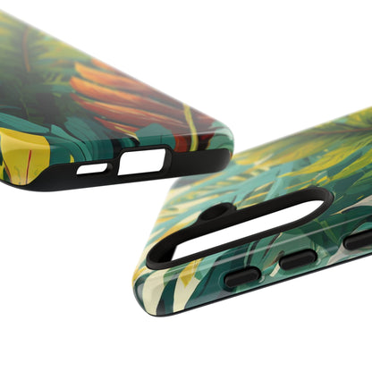 Tropical Leaf Tough Phone Case