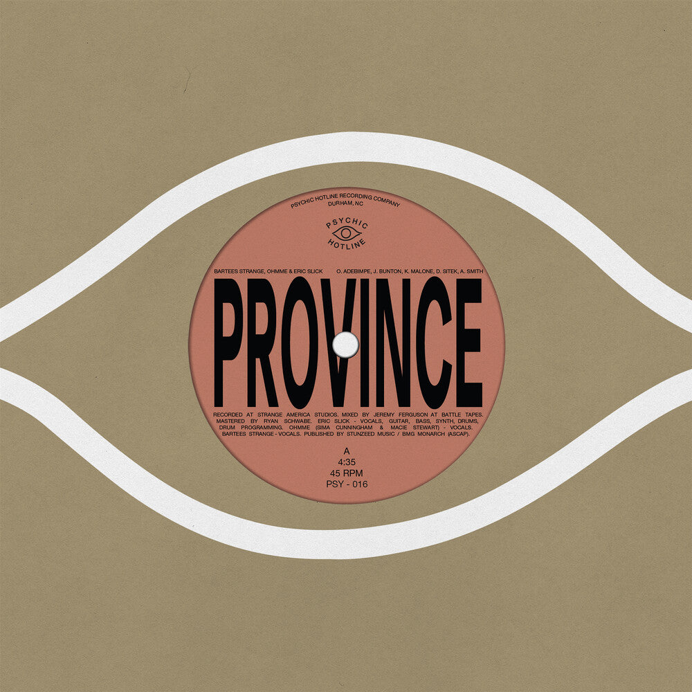 Bartees Strange / Eric Ohmme  Slick / Anjimile - Province / Ever New [7" Vinyl]