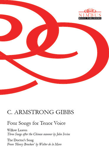 Gibbs - Four Songs For Tenor Voice - Music CD