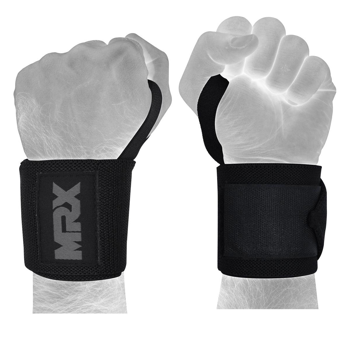 Mrx Weight Lifting Wrist Wraps Bodybuilding Gym Workout Training Unisex - Triathlete Store
