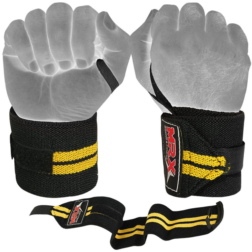 Mrx Weight Lifting Wrist Wraps Bodybuilding Gym Workout Training Unisex - Triathlete Store
