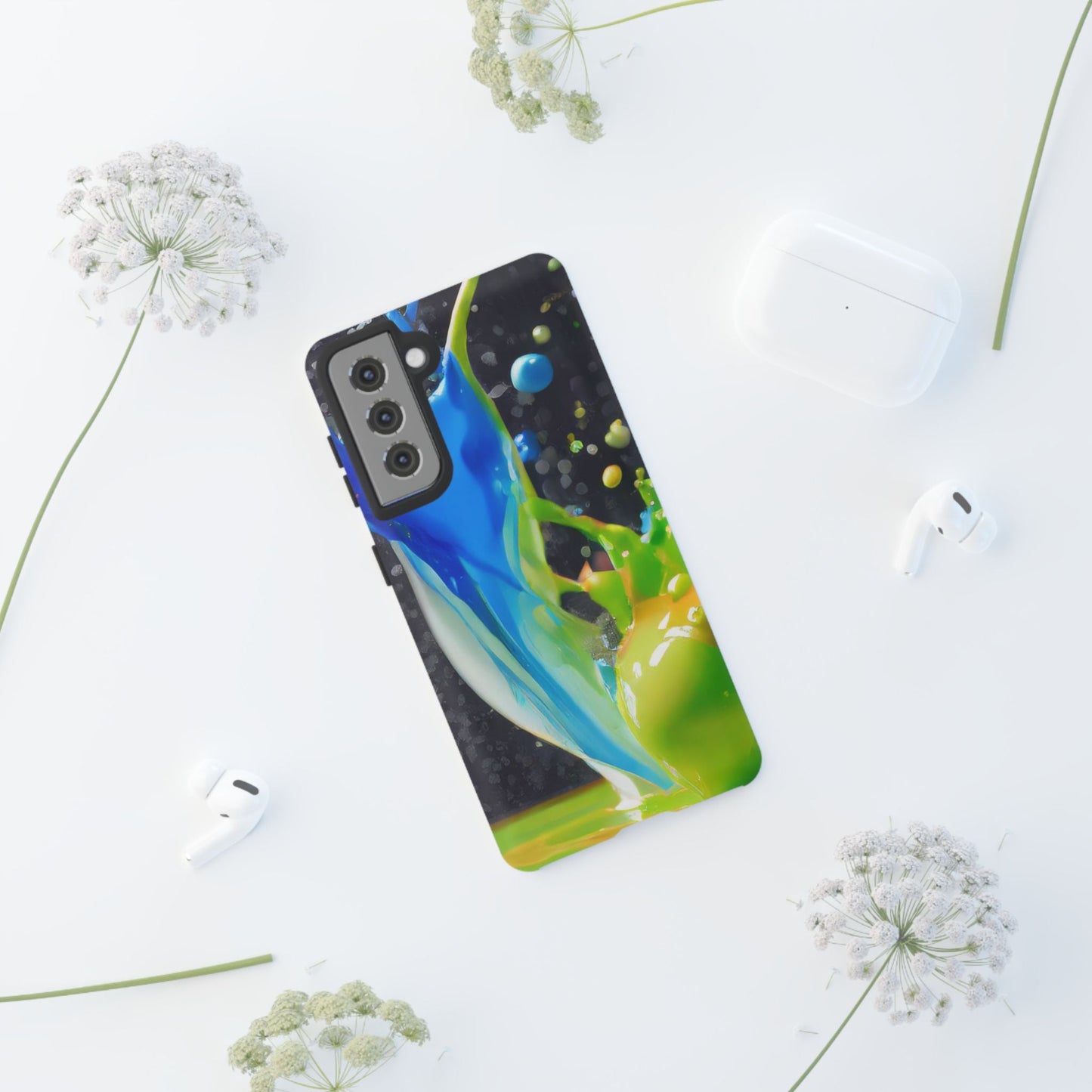 Vibrant Paint Splash Phone Case - Tough & Stylish Protection