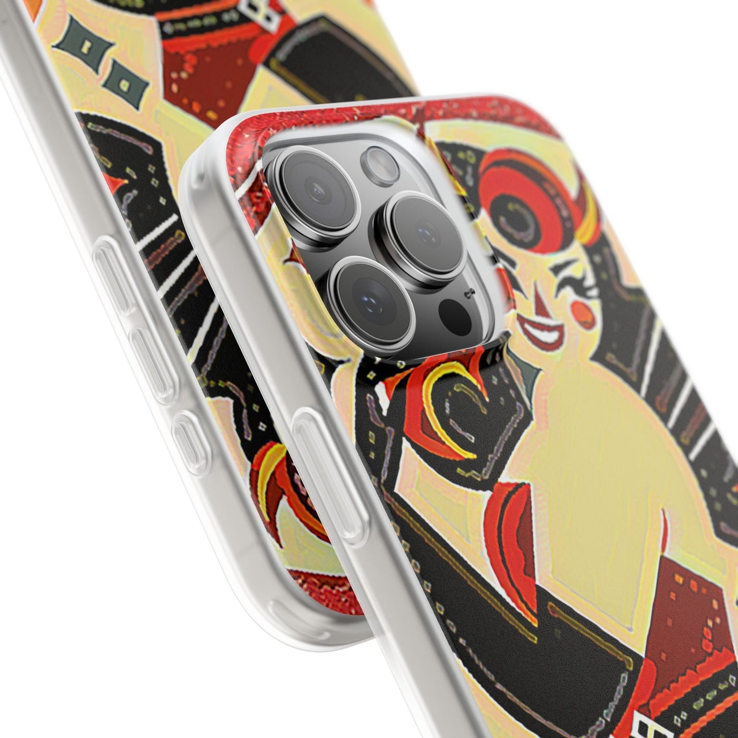 Red & Black Female Devil Flexi Phone Case