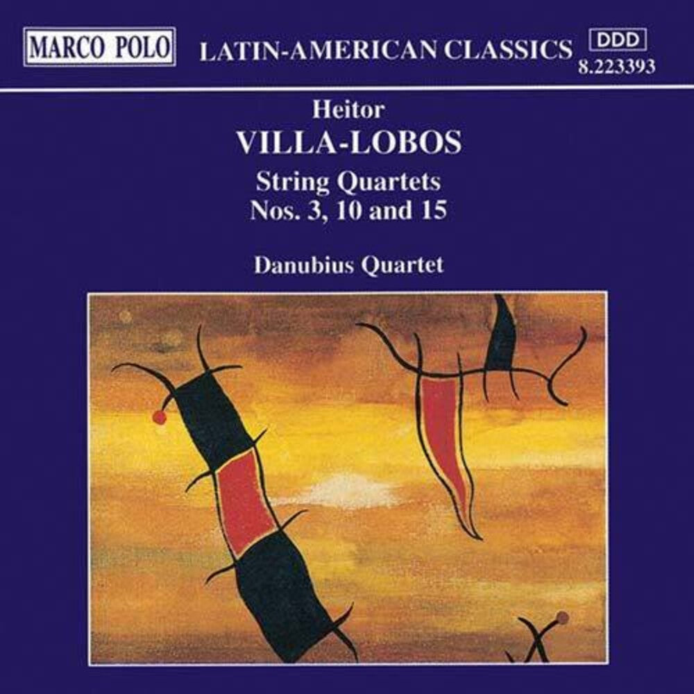 Villa-Lobos / Danubius Quartet - String Quartets 5 [CD]