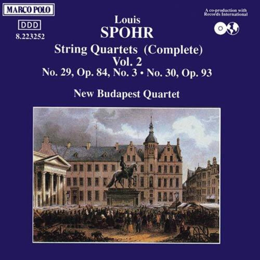 Spohr / New Budapest Quartet - Complete String Quartets 2 Music CD