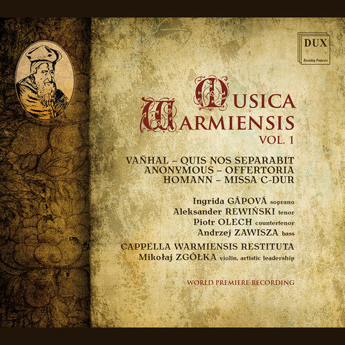 Vanhal / Gapova / Olech - Musica Warmiensis 1 - Music CD