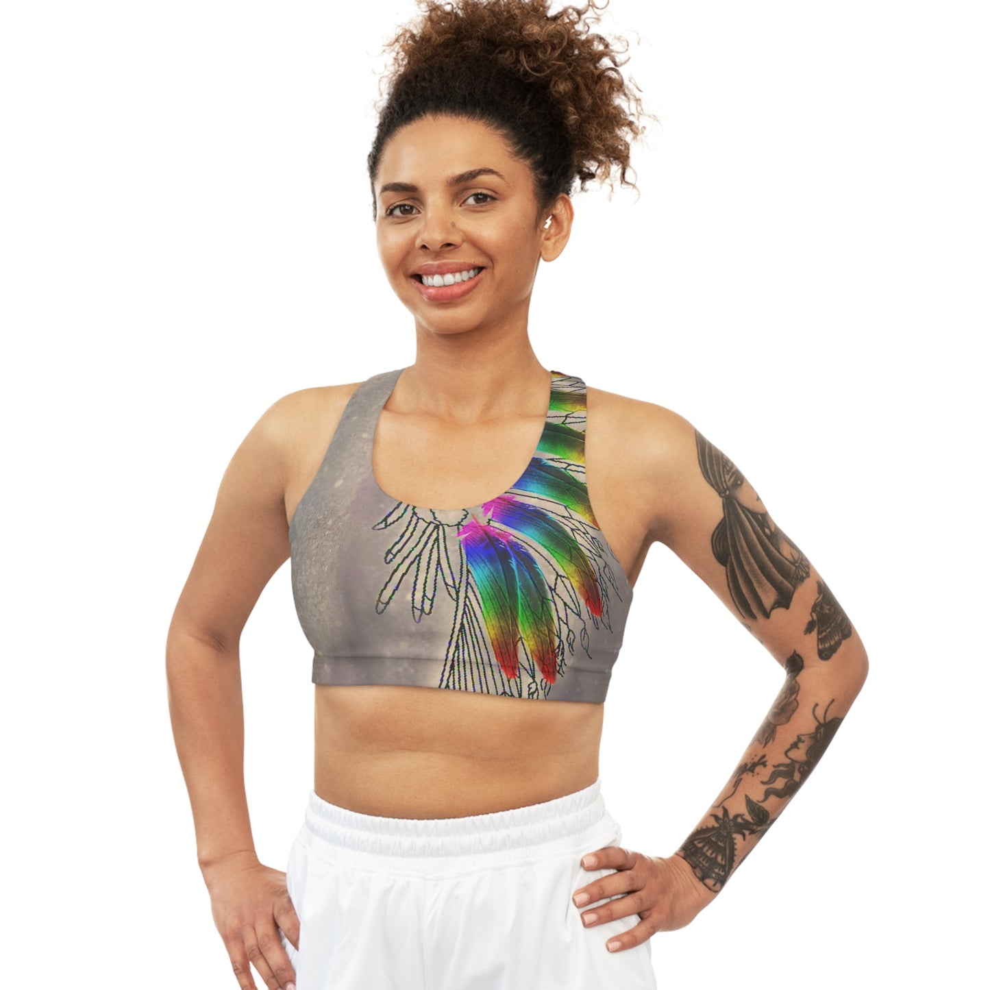 Feather Seamless Sports Bra