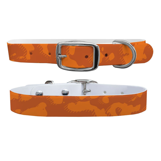 CP - Hunter Orange Camo Dog Collar