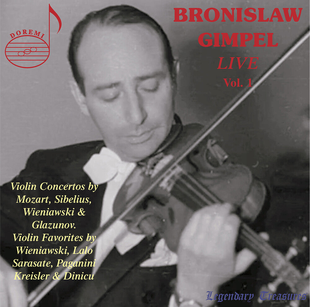 Dinicu / Gimpel / Martin - Bronislaw Gimpel Live 1 (2pk) [CD]