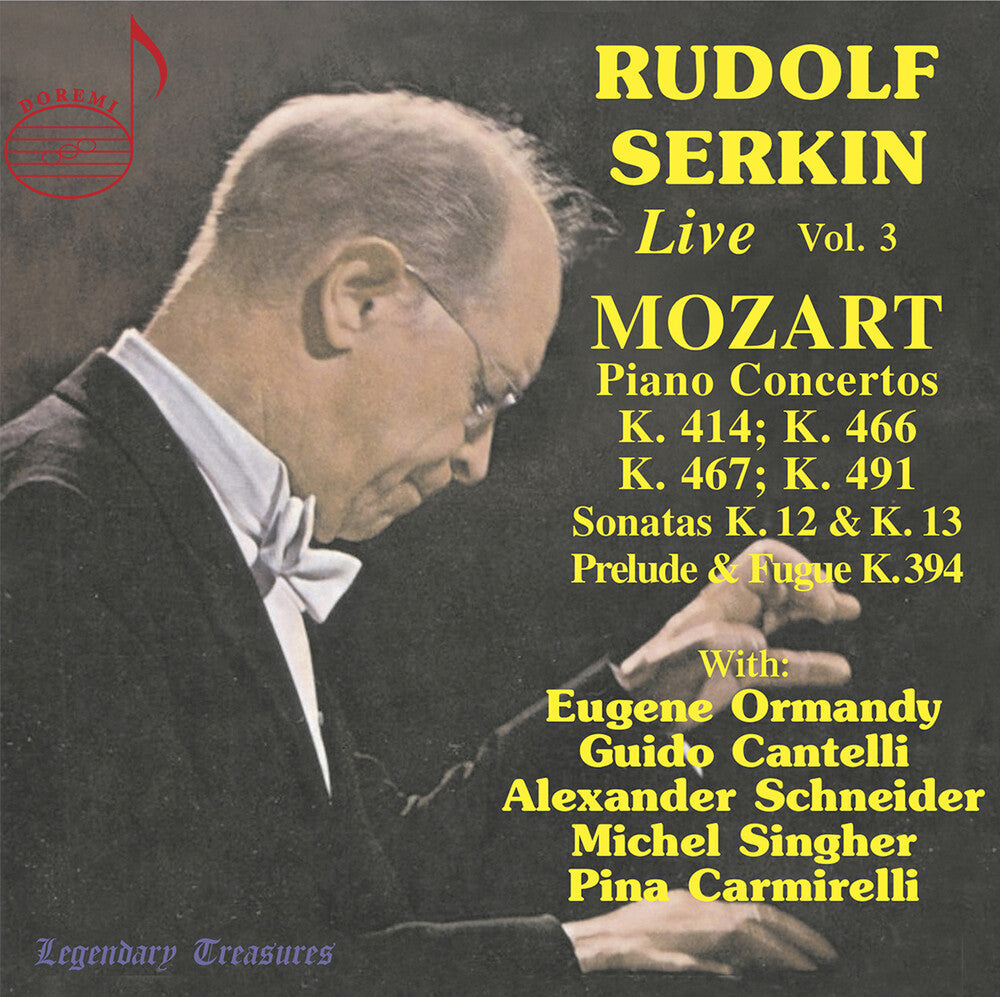 Mozart / Serkin / Carmirelli - Rudolf Serkin Live (2pk) [2 CD]