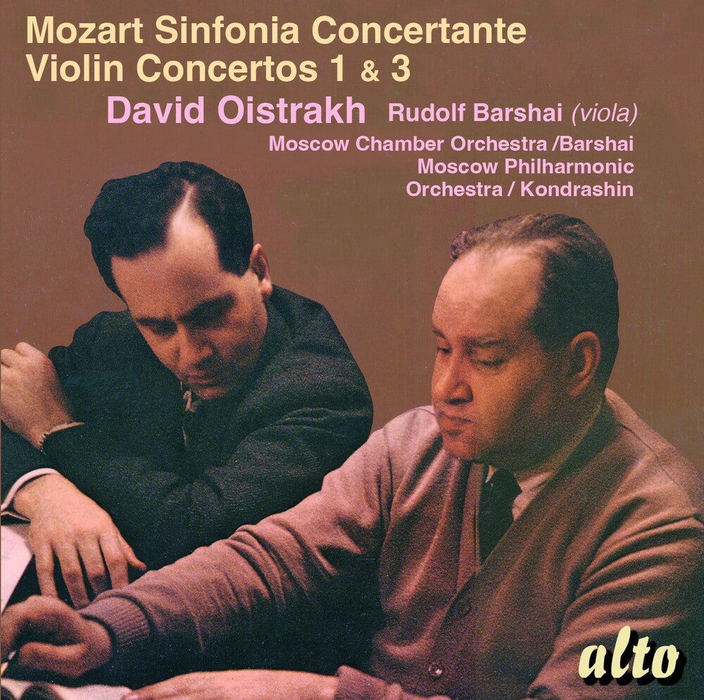 David Oistrakh - Mozart: Sinfonia Concertante K. 364; Violin Cons 1 Music CD