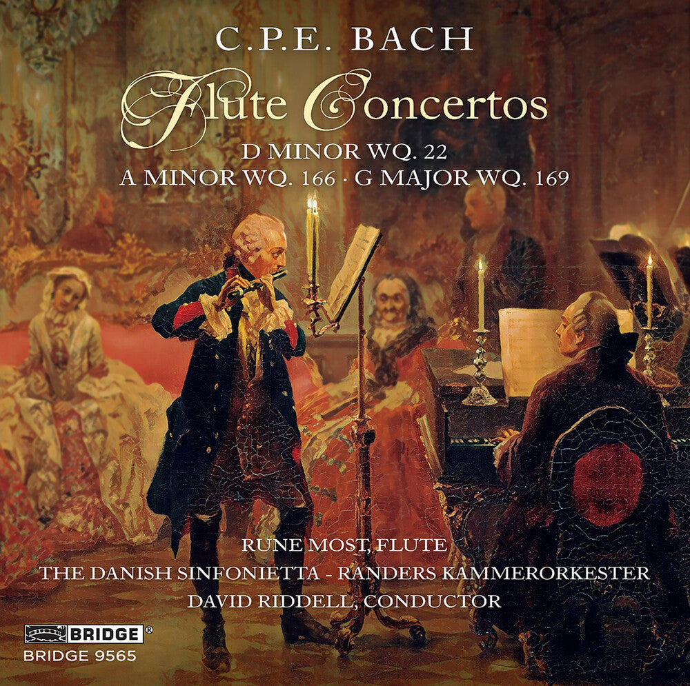 C Bach .P.E / Danish Sinfonietta - Flute Concertos [CD]