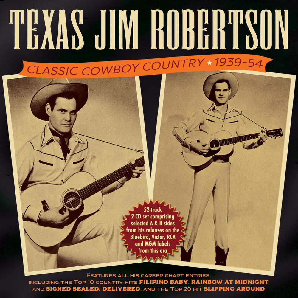 Texas Robertson  Jim - Classic Cowboy Country 1939-54 Music CD
