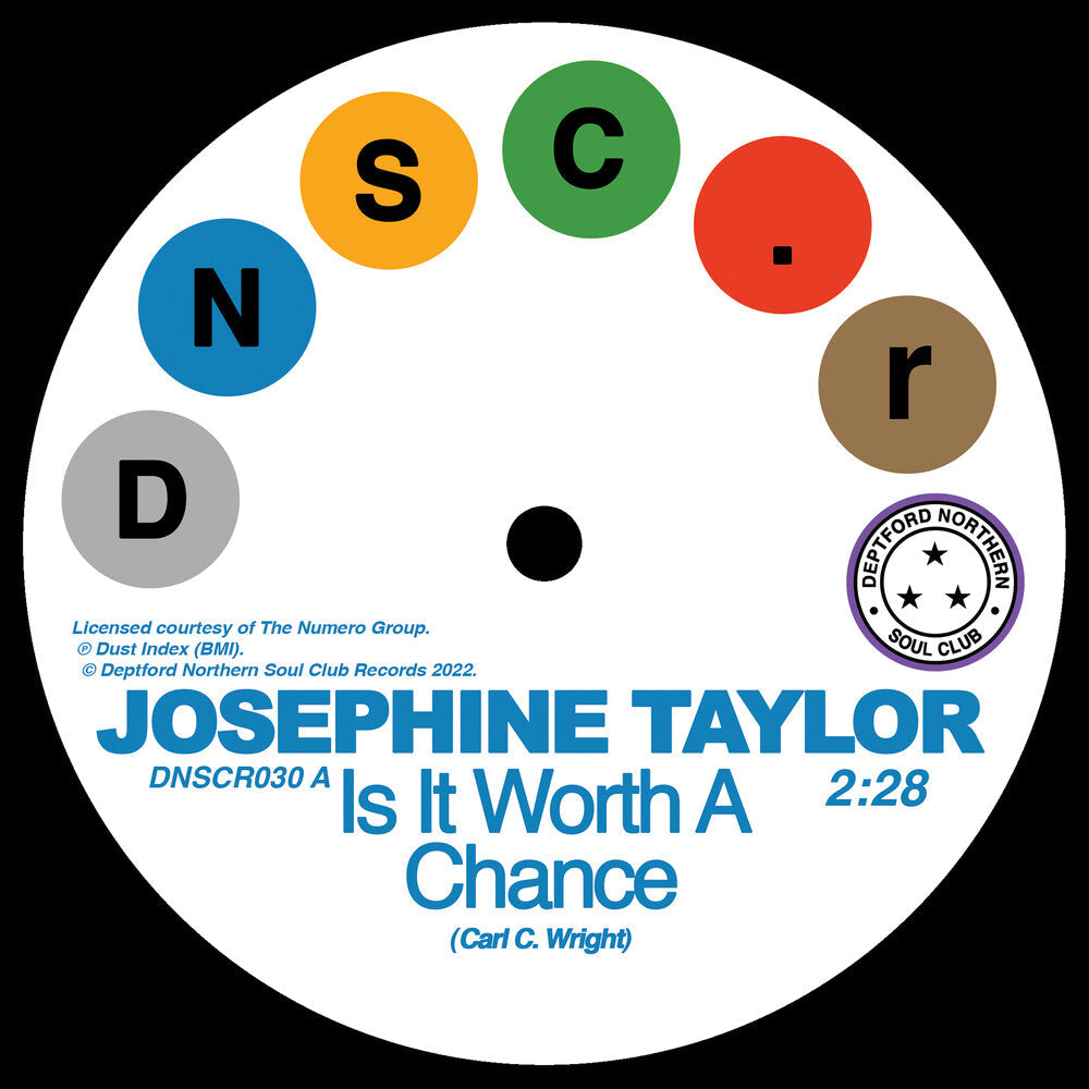 Josephine Taylor - Is It Worth A Chance/Satisfied [7" Vinyl]