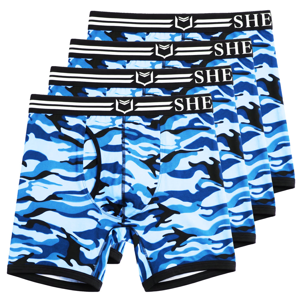 4.0 Polyester 5" Boxer Brief 5" - Zen Pouch™ Duo (4 Pack)