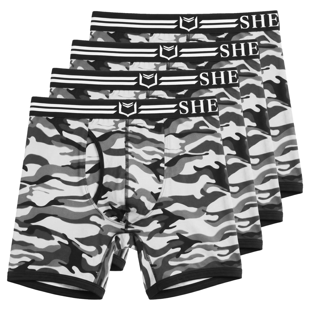 4.0 Polyester 5" Boxer Brief 5" - Zen Pouch™ Duo (4 Pack)