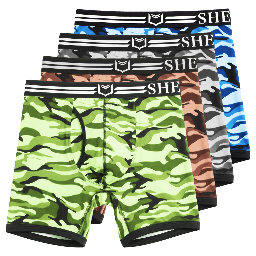 4.0 Polyester 5" Boxer Brief 5" - Zen Pouch™ Duo (4 Pack)